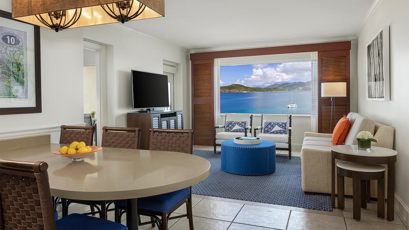 Living Room and Dining Room